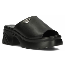 Leather flip-flops Filippo DK4616/23 BK black