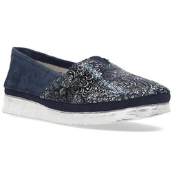 Leather shoes Filippo DP2147/21 NV navy blue