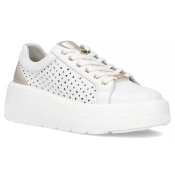 Leather sneakers Filippo DP6866/25 WH white