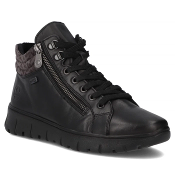 Ankle Boots Rieker leather N1305-00 Black
