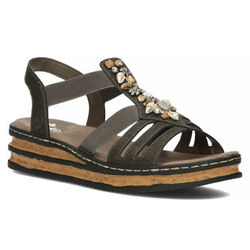 Sandals Rieker 62949-45 grey