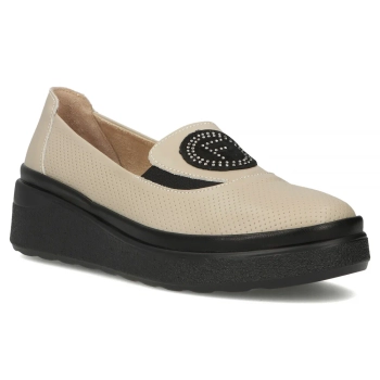 Leather shoes Filippo DP6801/25 BE beige