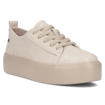 Leather sneakers Filippo DP6116/25 BE beige