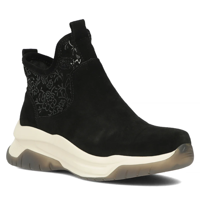 Leather ankle boots Filippo DBT6446/24 BK black