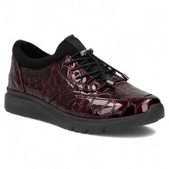 Leather shoes Filippo DP7117/26 BG burgundy