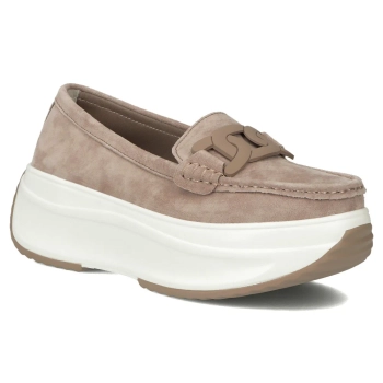 Leather shoes Filippo DP6132/25 BE beige