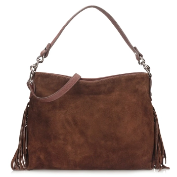 Leather handbag Toscanio G98 brown