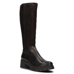 Leather boots Simen 4324A black