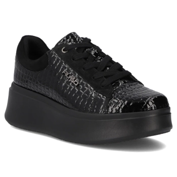Leather sneakers Filippo DP7412/25 BK CR black