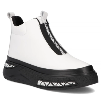 Leather ankle boots Filippo DBT7277/25 WH white