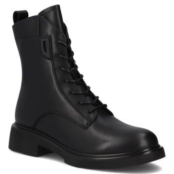 Leather ankle boots Filippo DBT7189/25 BK black