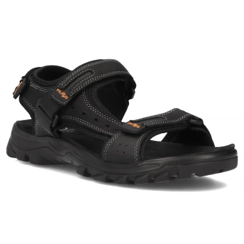 Leather Sandals Filippo MS7038/25 BK black