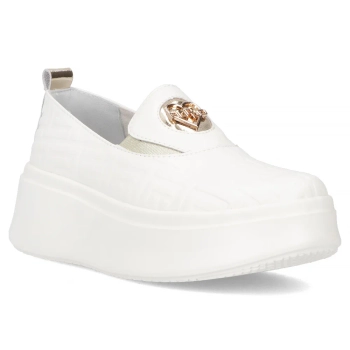 Leather shoes Filippo DP6794/25 WH white