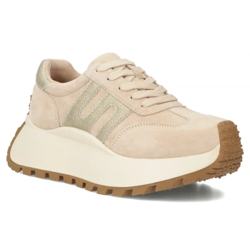 Leather sneakers Filippo DP7511/26 BE beige