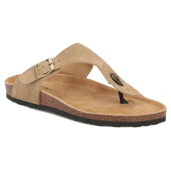 Leather flip-flops Filippo MK7920/26 TP taupe