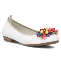 Leather ballerinas Filippo DP6159/24 WH white