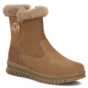 Leather ankle boots Filippo DBT7271/25 BR brown