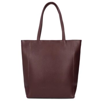 Leather handbag Toscanio A264 burgundy