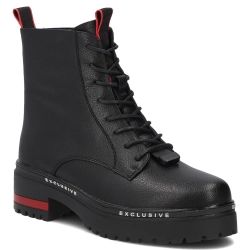 Leather ankle boots Filippo DBT8127/26 BK black