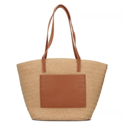Brown basket bag willora
