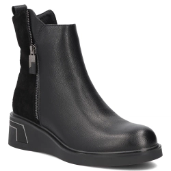 Leather ankle boots Filippo DBT8040/26 BK black