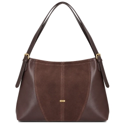 Chocolate brown handbag Wendy