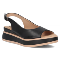 Leather sandals Filippo DS6153/24 BK black