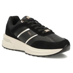 Leather sneakers Filippo DP7772/26 BK black