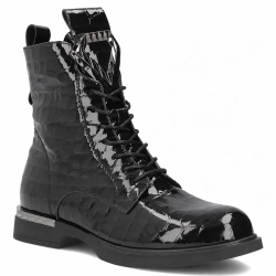 Leather ankle boots Filippo DBT8038/26 BK black