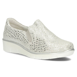 Leather shoes Filippo DP1325/22 silver
