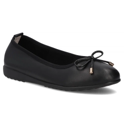 Leather ballerinas Filippo DP7846/26 BK black