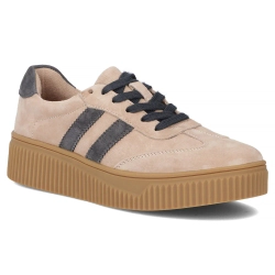 Leather sneakers Filippo DP6776/25 BE FH beige grey