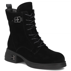 Leather ankle boots Filippo DBT7181/25 BK black