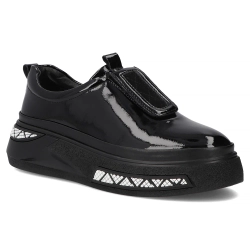 Leather shoes Filippo DP7286/25 BK L black