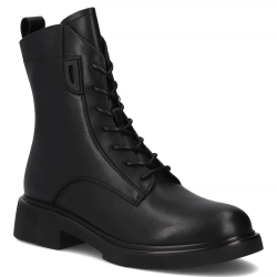 Leather ankle boots Filippo DBT7189/25 BK black