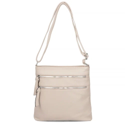 Messenger bag dark beige classic