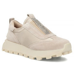 Leather sneakers Filippo DP7558/26 BE beige