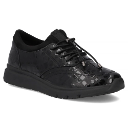 Leather shoes Filippo DP7117/25 BK black