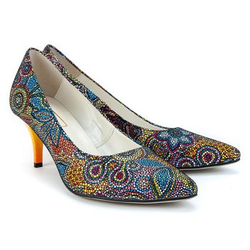 Pumps FILIPPO 2161 Peacock Eye Yellow