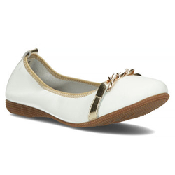 Leather ballerinas Filippo DP3709/22 WH white