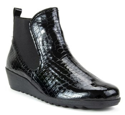 Ankle boots Caprice 9-25409-21 064 Blk Croco Pat.