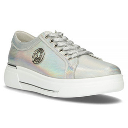 Leather shoes FILIPPO DP3506/22 SI silver