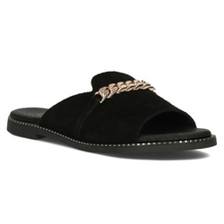 Leather Slippers Filippo LH-190 black
