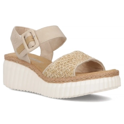 Sandals Rieker 69176-62 beige