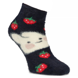 Women's Socks rabbit strawberry