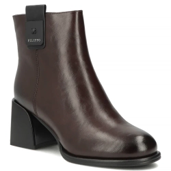 Leather ankle boots Filippo DBT8126/26 D BR brown