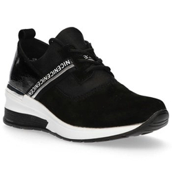 Leather sneakers Filippo DP1388/20 BK black