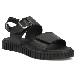 Leather sandals Filippo DS7625/26 BK black
