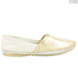 Ballerinas MACIEJKA 01930-37/00-0 beige golden dots 8022769