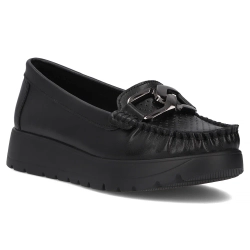 Leather loafers Filippo DP6827/25 BK black